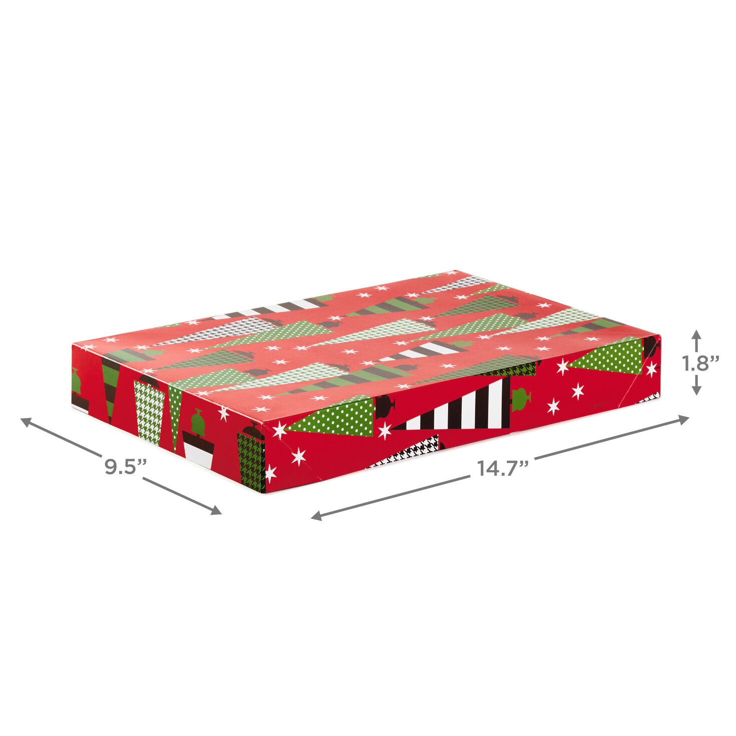 Assorted 12-Pack Designed Christmas Shirt Boxes  image number 2