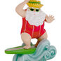 Surfing Santa Christmas Ornament closeup view image number 5