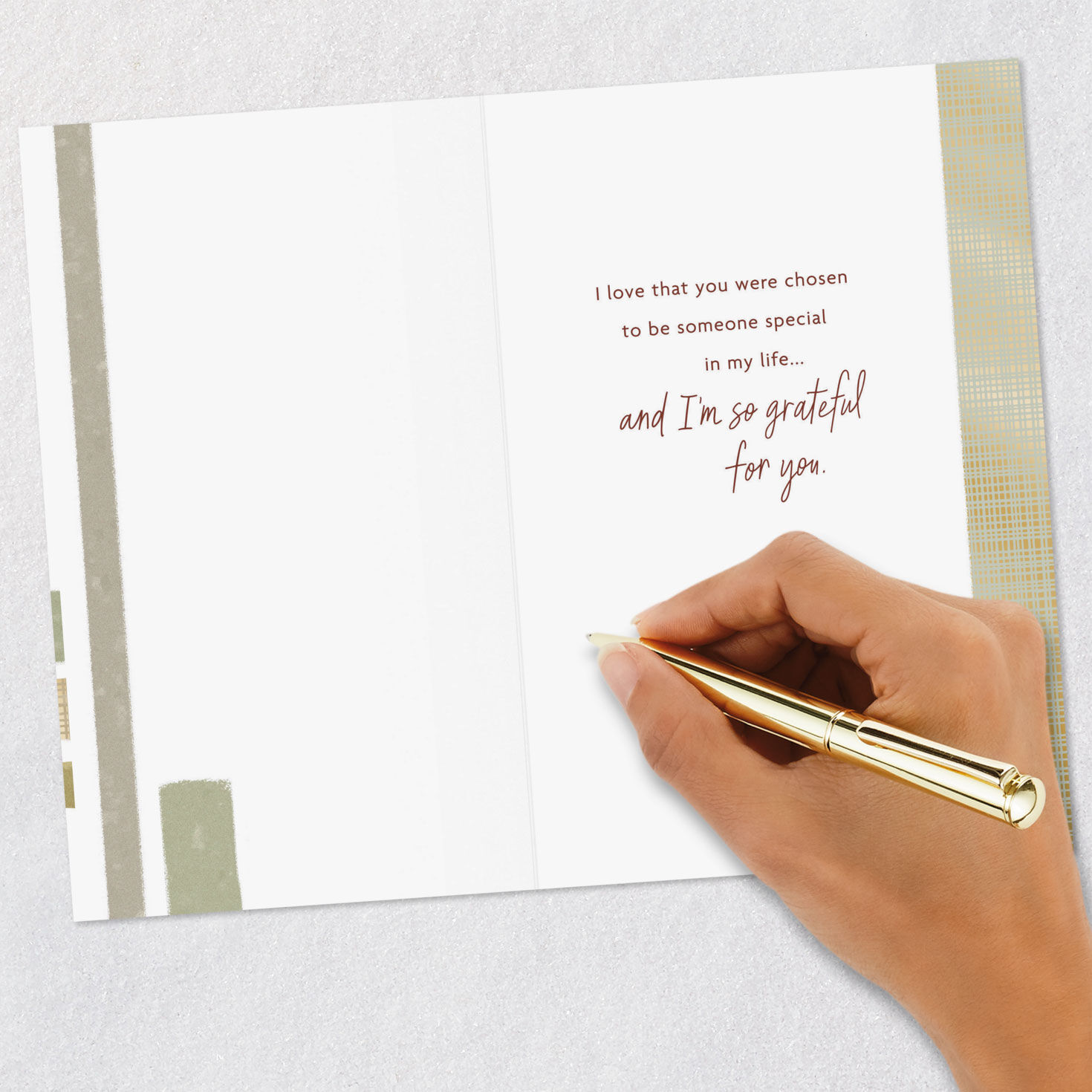 Modern Abstract Foil Godfather Birthday Card Signing card image number 6