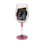 Lolita Happy Hour Handpainted Wine Glass, 15 oz., , large image number 1