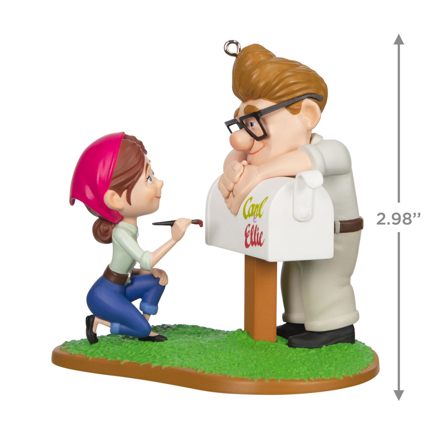 Disney/Pixar Up Carl & Ellie Keepsake Ornament measurement image number 3