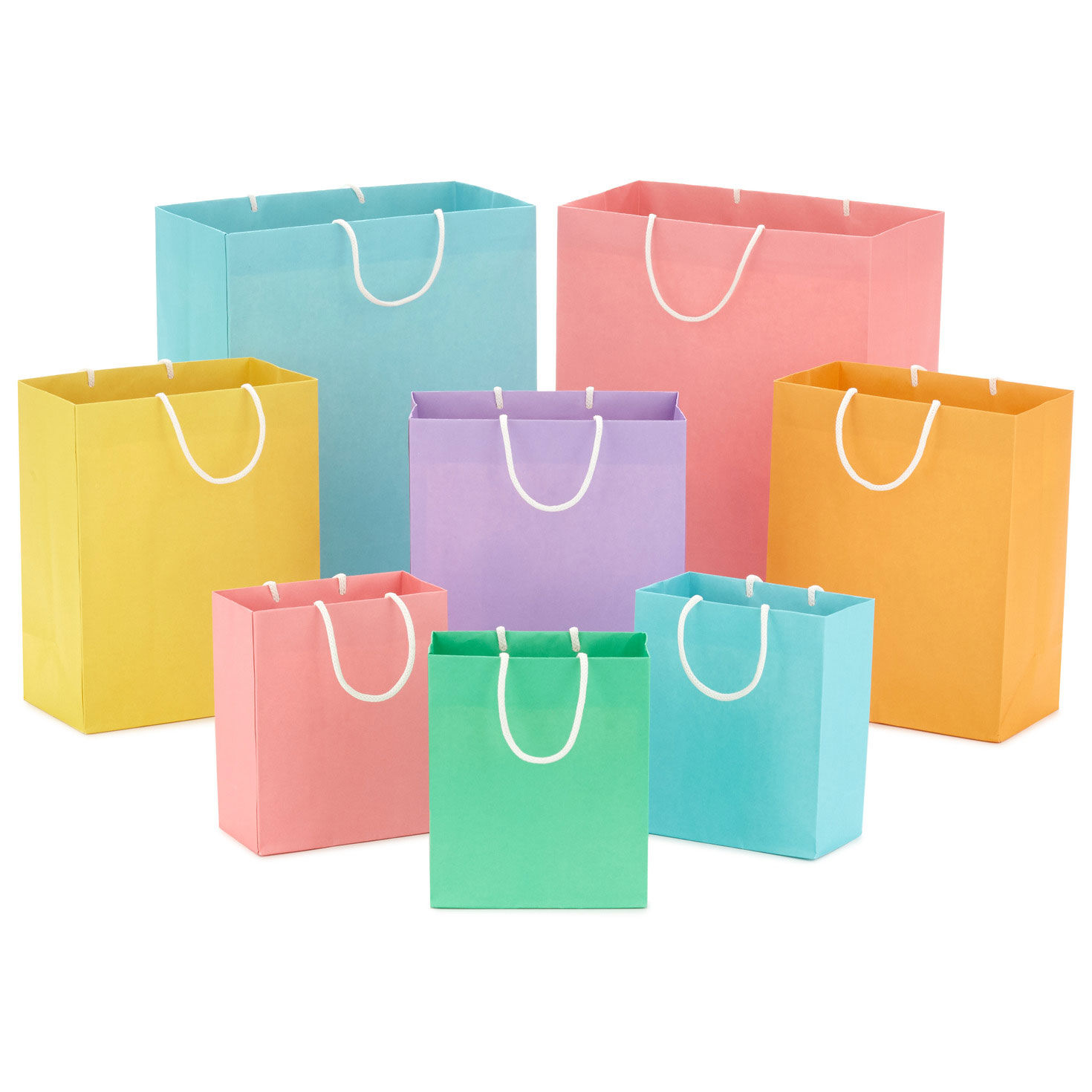 Serene Spring Shades 8-Pack Gift Bag Bundle