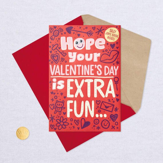 Extra Fun and Funny Joke Book Valentine's Day Card, , large image number 7