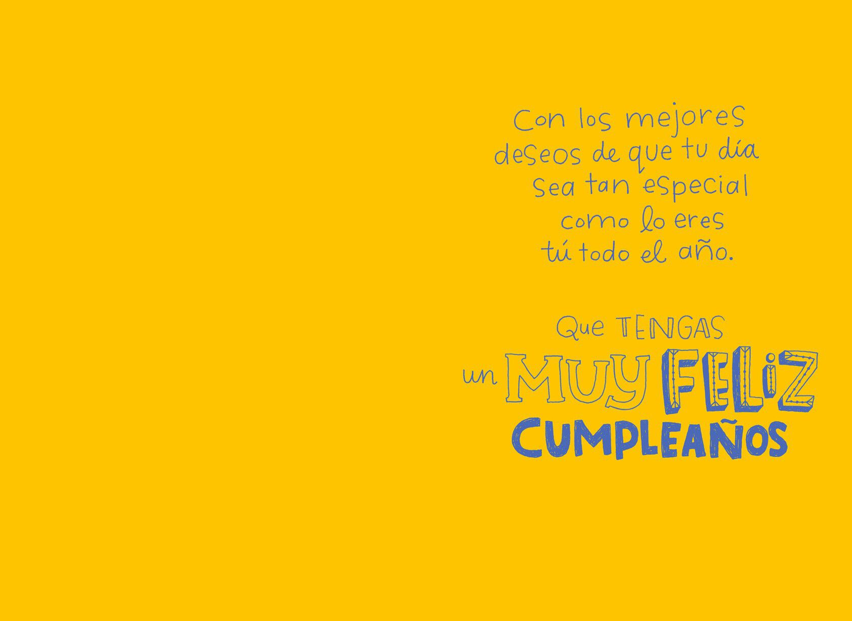 Fun and Bold Lettering Special Person Birthday Card