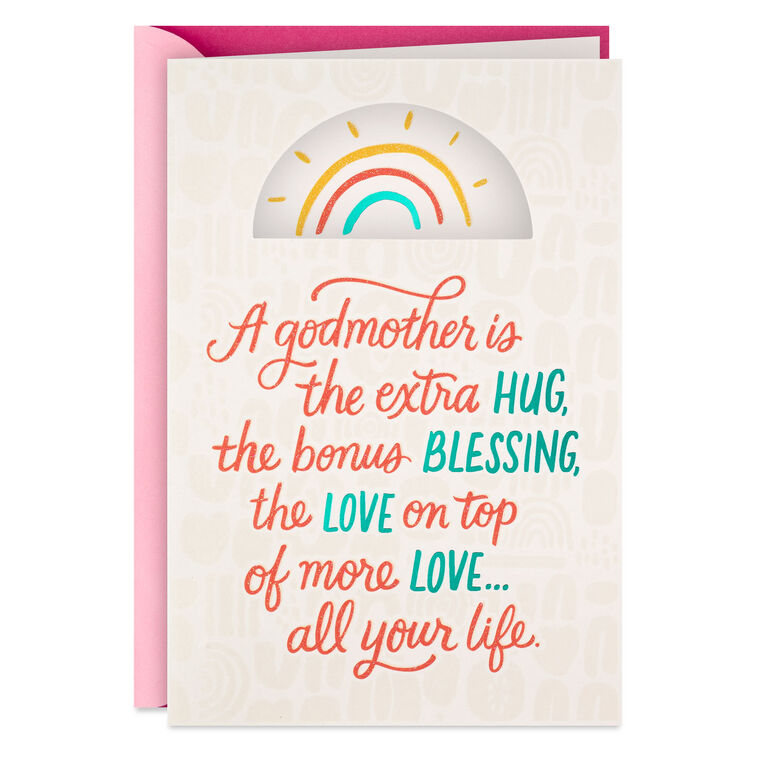 Lucky to Have You Birthday Card for Godmother