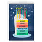 Personalized Fun and Colorful Cake Birthday Card, , large image number 1