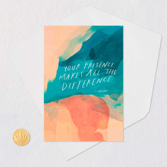 Morgan Harper Nichols Your Presence Makes a Difference Thank-You Card, , large image number 5