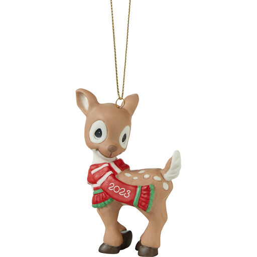 Precious Moments Oh Deer Christmas Is Here! 2023 Ornament, 3.5", 