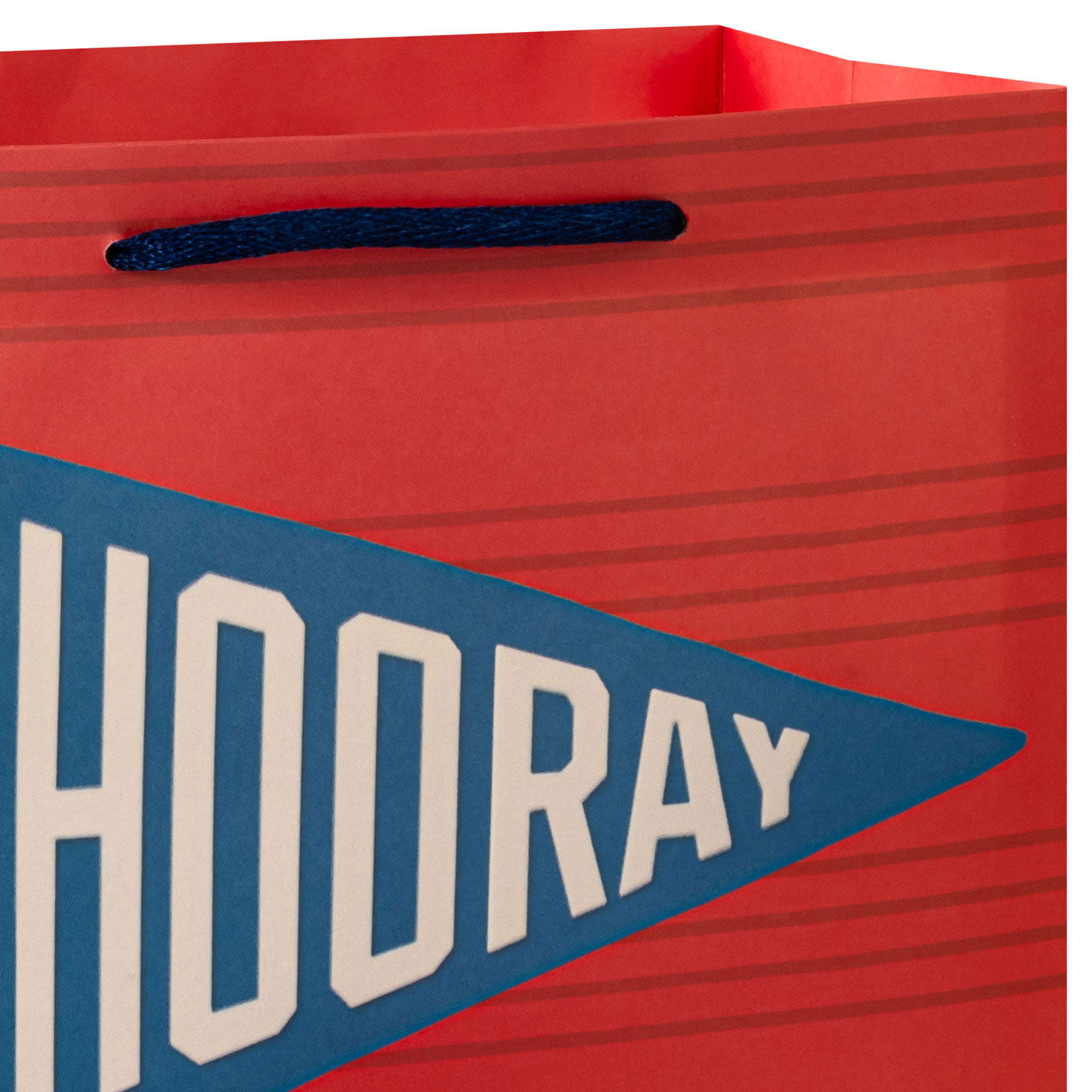 7.7" Hooray Pennant Medium Horizontal Gift Bag for only USD 3.49 | Hallmark