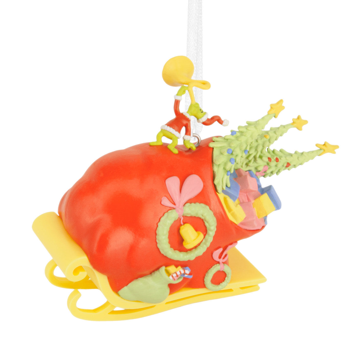 Dr. Seuss's How the Grinch Stole Christmas!™ Grinch on Sleigh Hallmark Ornament for only USD 11.49 | Hallmark