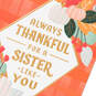 Always Thankful for You  Thanksgiving Card for Sister, , large image number 4