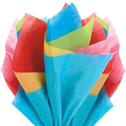 Bright Rainbow Multipack Tissue Paper, 24 sheets, Rainbow