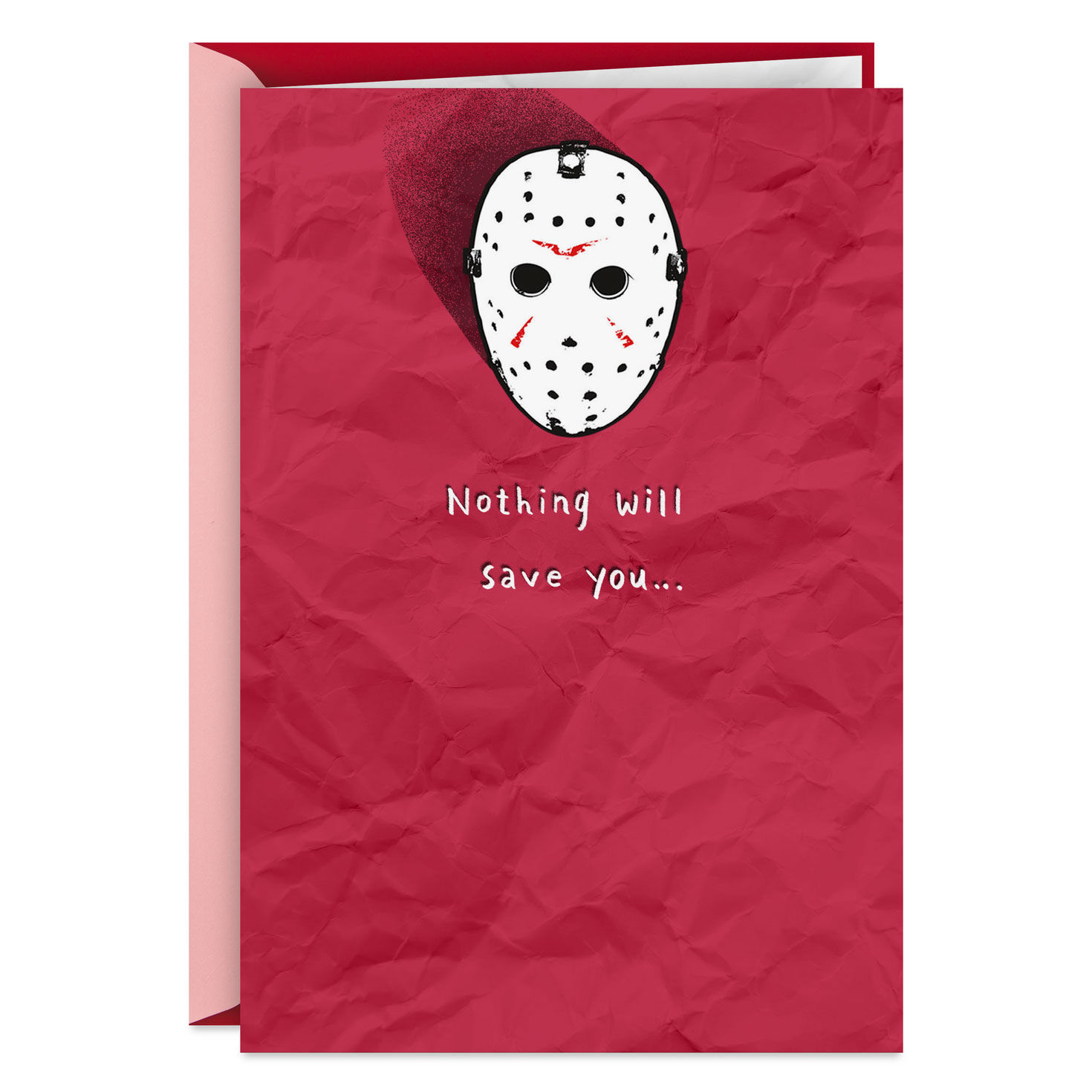 Friday the 13th Nothing Will Save You Funny Valentine's Day Card