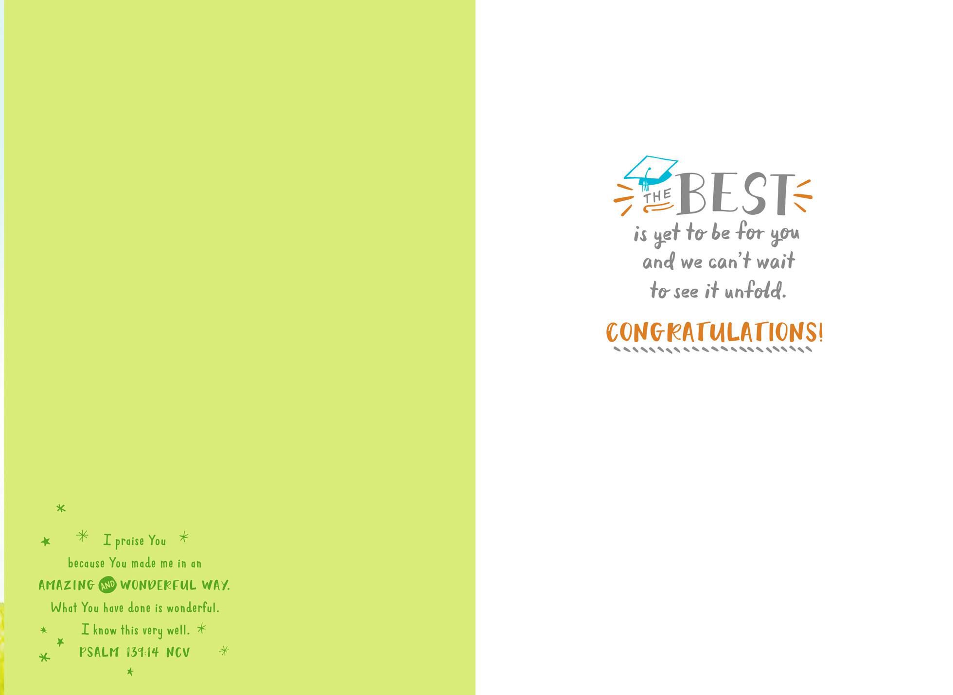 God Chose You Religious Graduation Card
