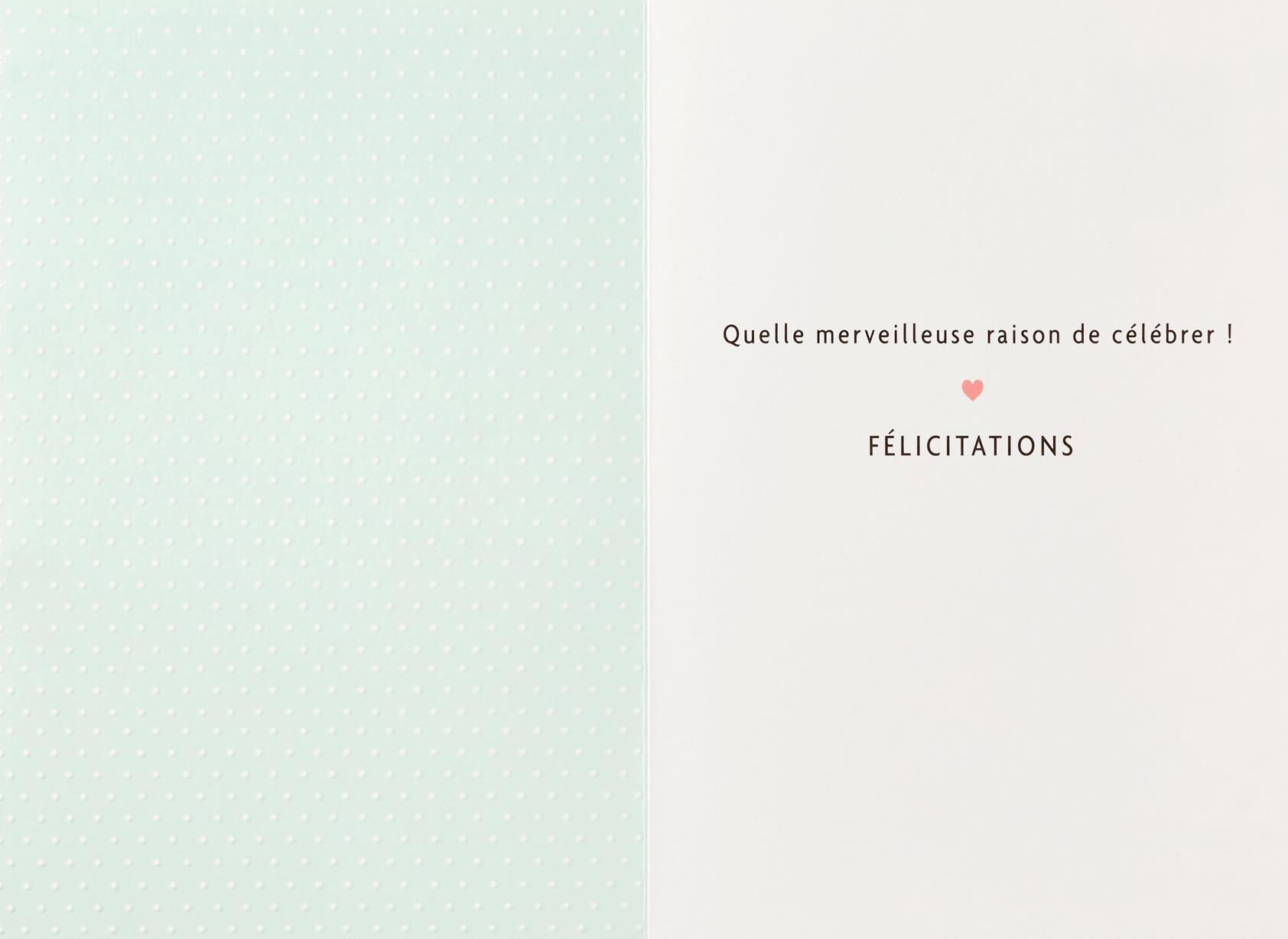 Hello Little One French-Language New Baby Card