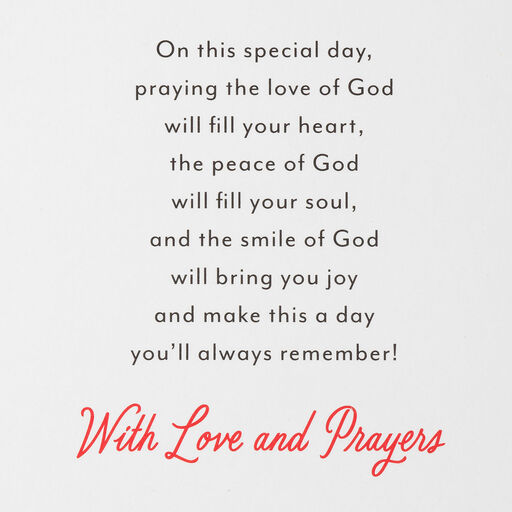 The Love of God Religious Confirmation Card for Grandson, 
