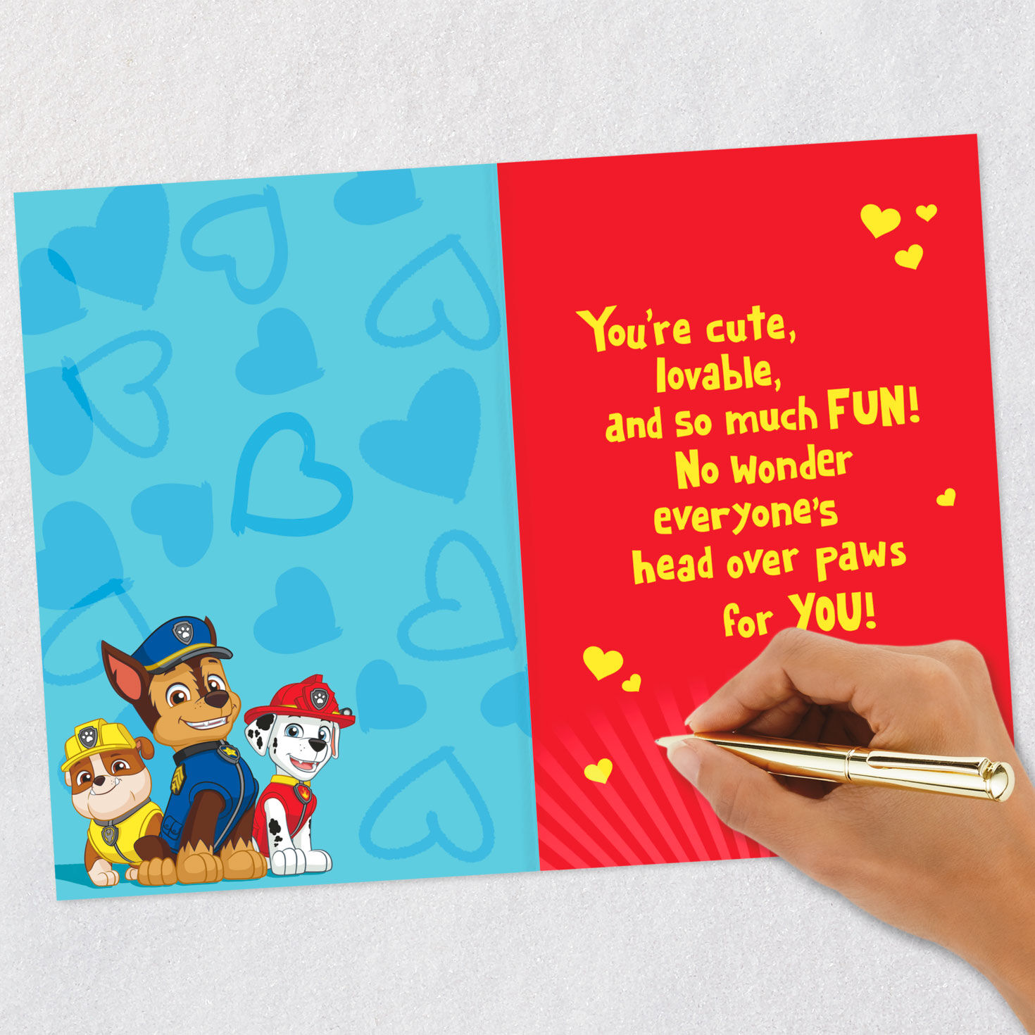 Nickelodeon Paw Patrol Hug Day Valentine's Day Card for Grandson for only USD 2.99 | Hallmark