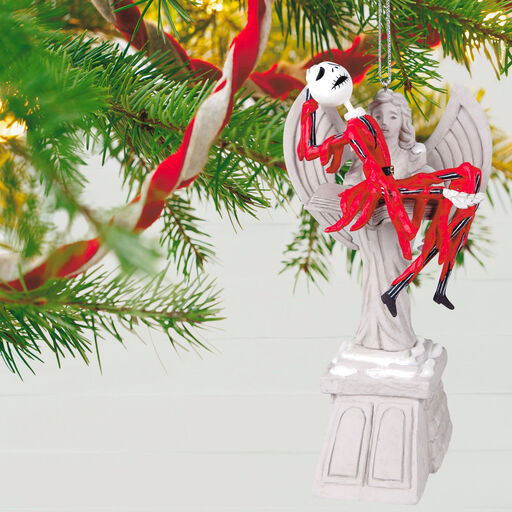 Disney Tim Burton's The Nightmare Before Christmas Jack Skellington Musical Ornament, 