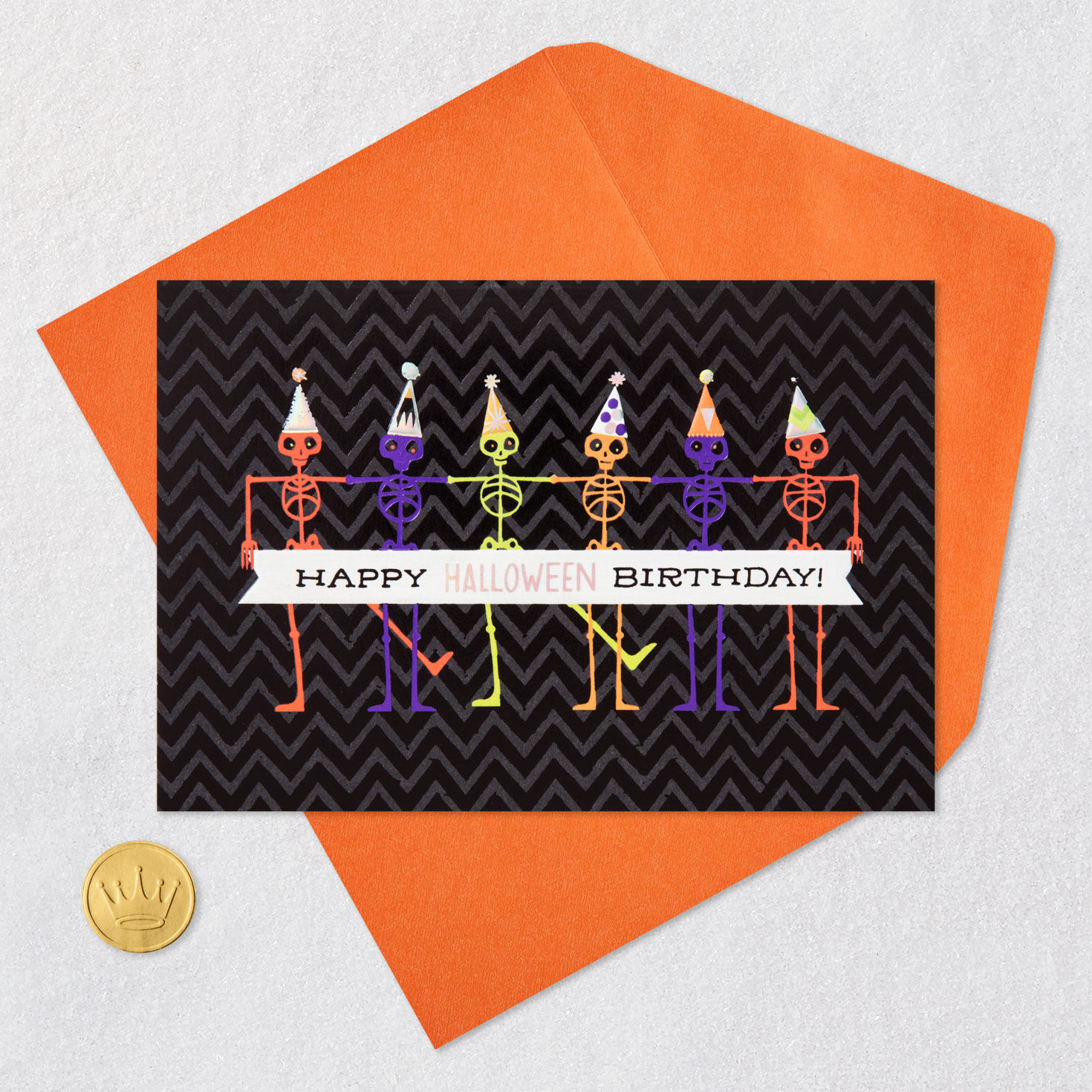 Skele-bration Happy Halloween Birthday Card for only USD 3.99 | Hallmark