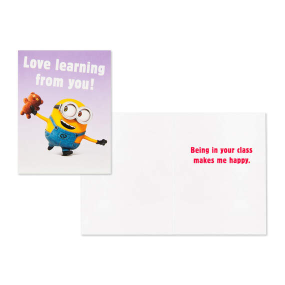 Minions Kids Classroom Valentines Kit With Cards, Stickers and Mailbox, , large image number 4
