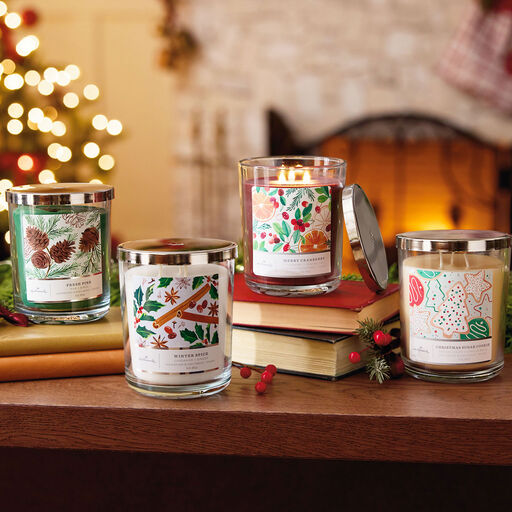 Merry Cranberry 3-Wick Jar Candle, 16 oz., 