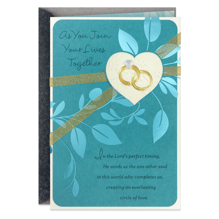 Everlasting Circle of Love Religious Wedding Card