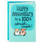 To a 100% Adorable Couple Funny Anniversary Card, , large image number 1
