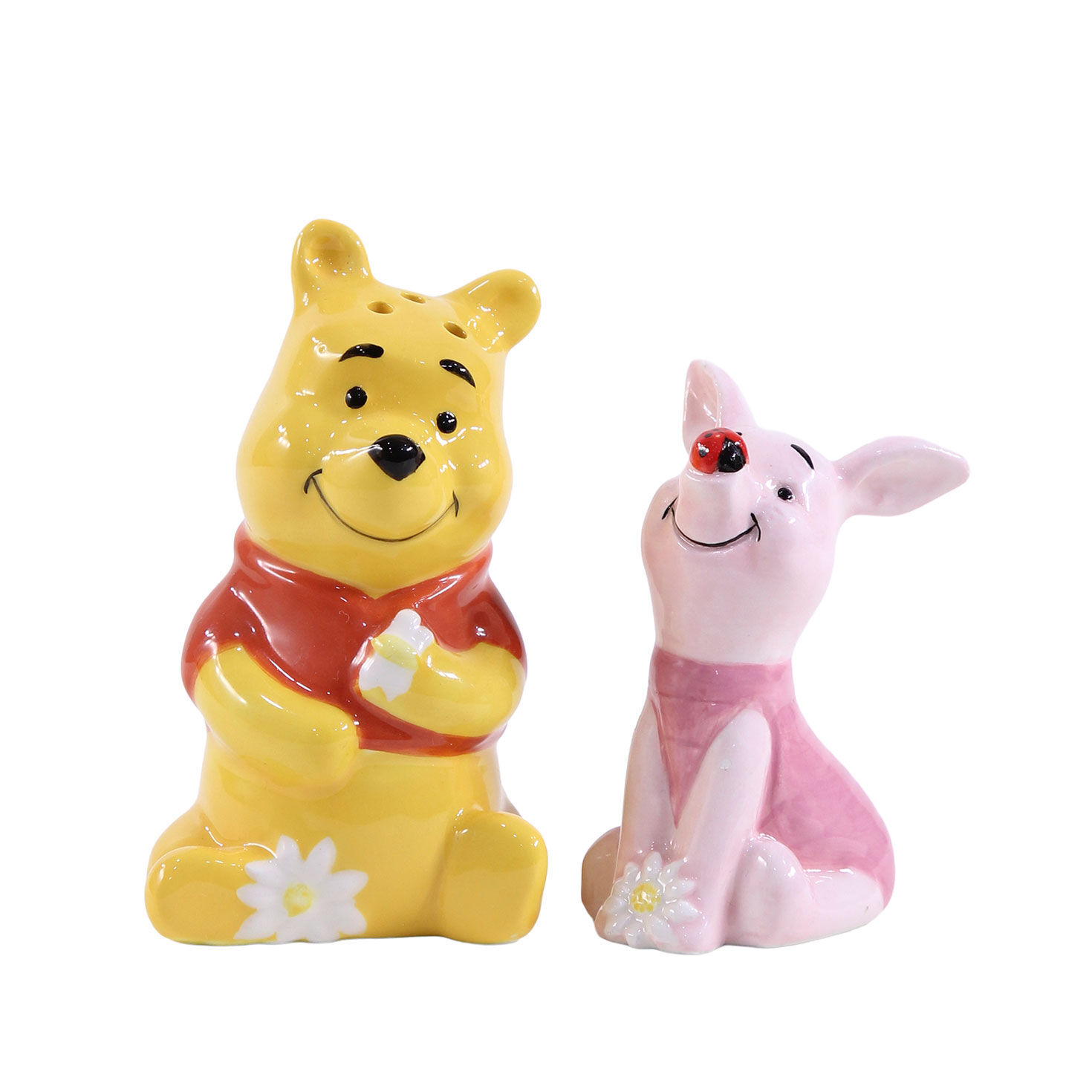 R Squared Disney Winnie the Pooh and Piglet Salt and Pepper Shakers, Set of 2