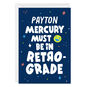 Mercury Retrograde Folded Thinking of You Photo Card  image number 1