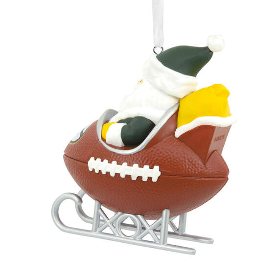 NFL Green Bay Packers Santa Football Sled Hallmark Ornament, , large image number 5
