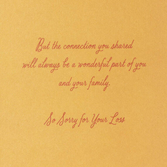 Your Connection Is for Always Sympathy Card for Loss of Family Member, , large image number 2