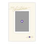 Cream Frame With Gold Christmas Photo Card Card Front indicating personalization image number 5