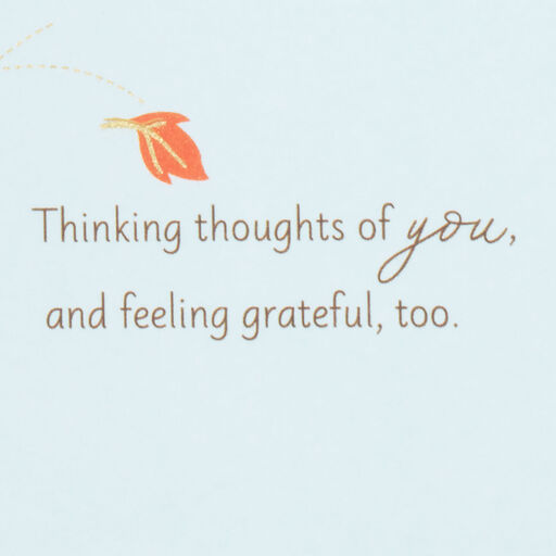 Disney Winnie the Pooh Thankful Heart Thanksgiving Card, 