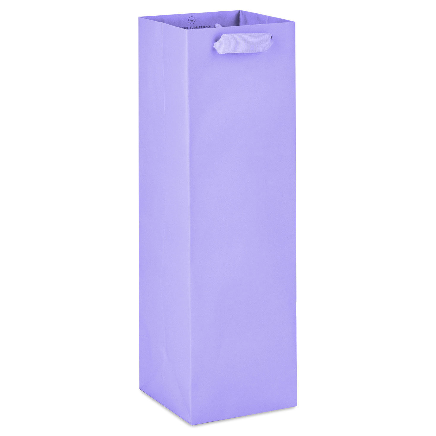13" Lavender Wine Gift Bag