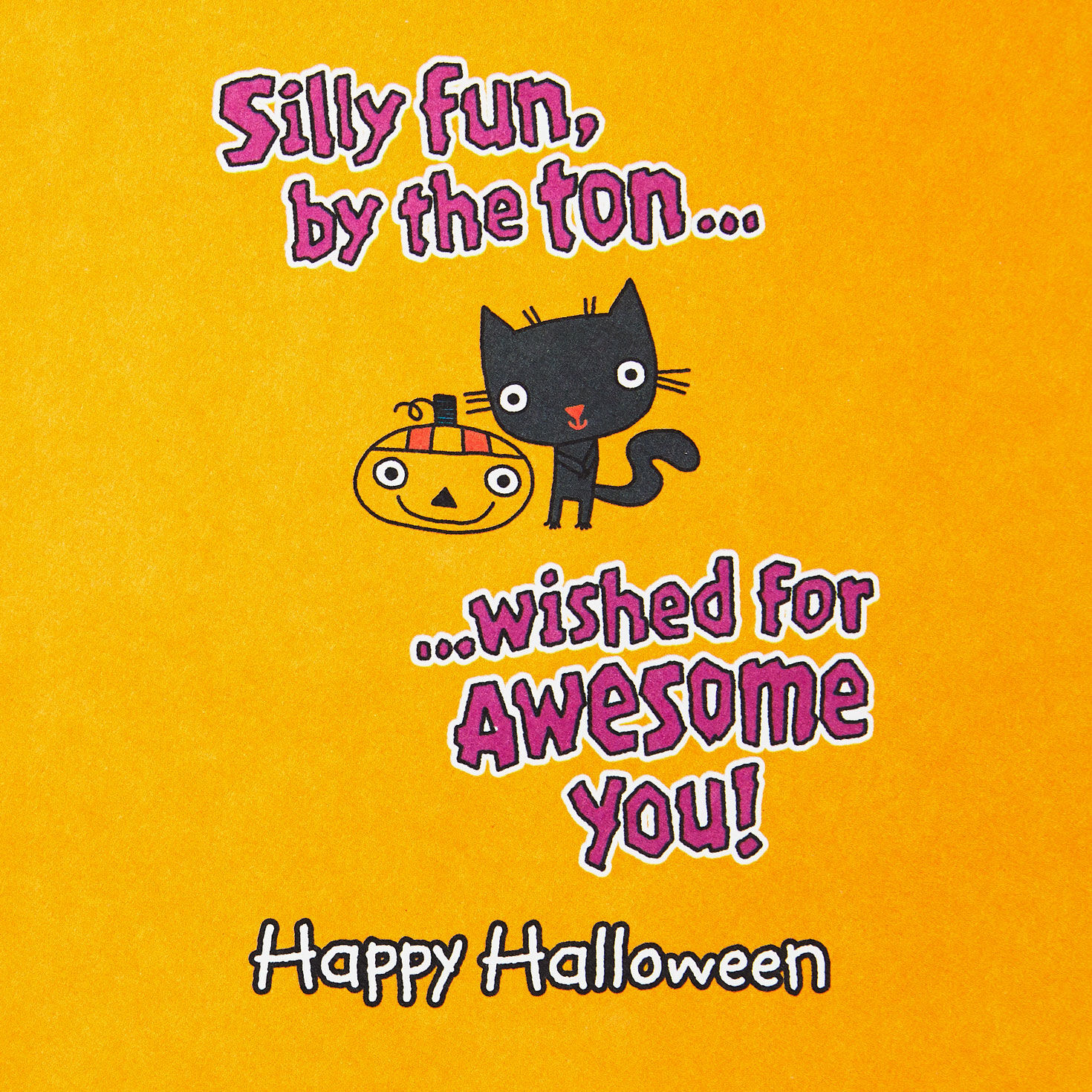 Candy Piles and Happy Smiles Halloween Card With Activity Poster for only USD 4.29 | Hallmark