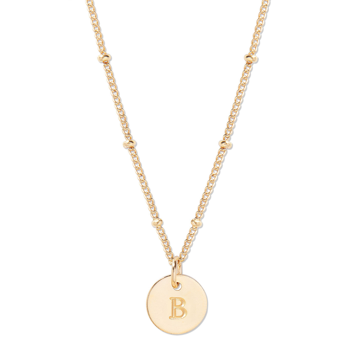 Brook & York Madeline Initial Pendant, Initial B