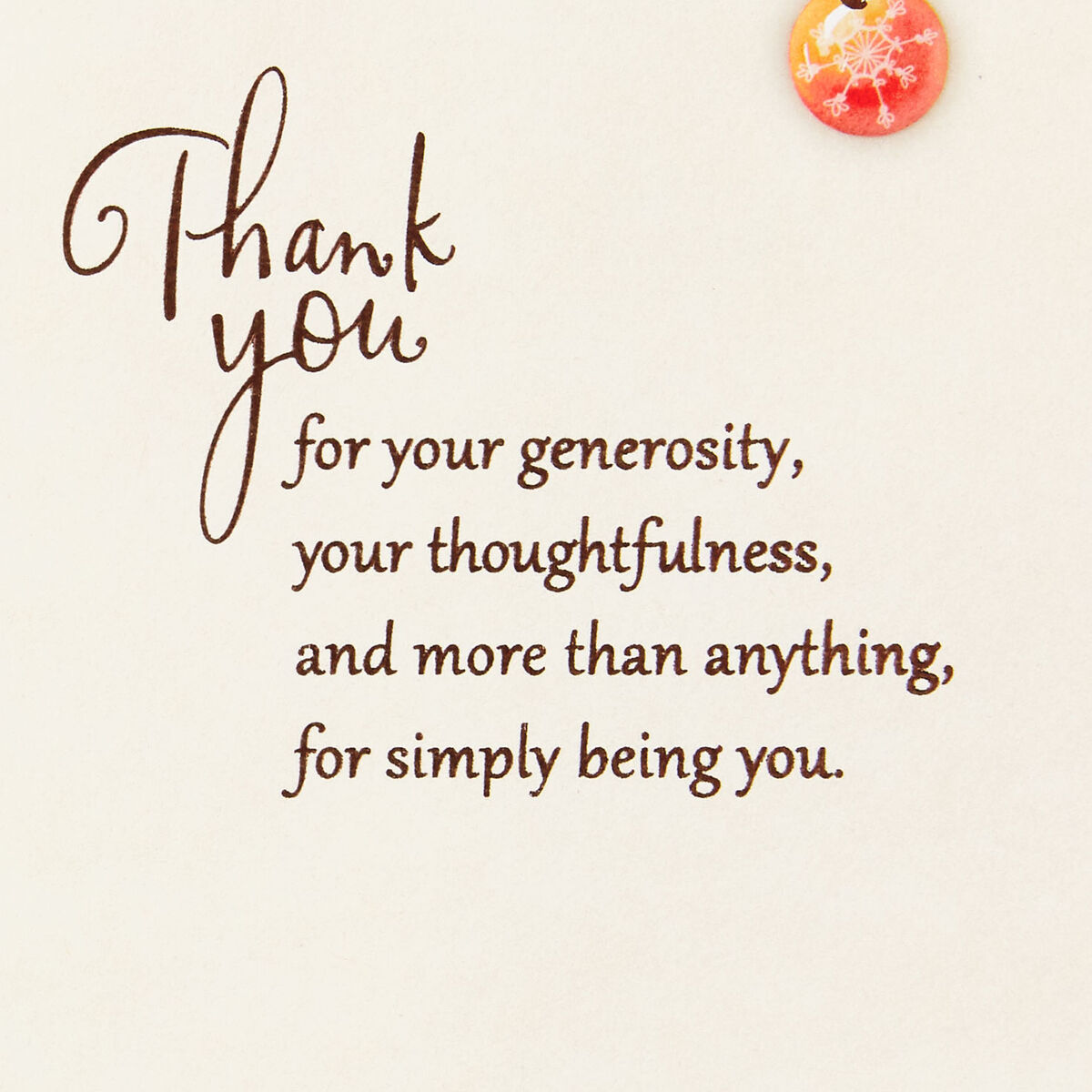 Ornament Tree Holiday Thank You Card Greeting Cards Hallmark