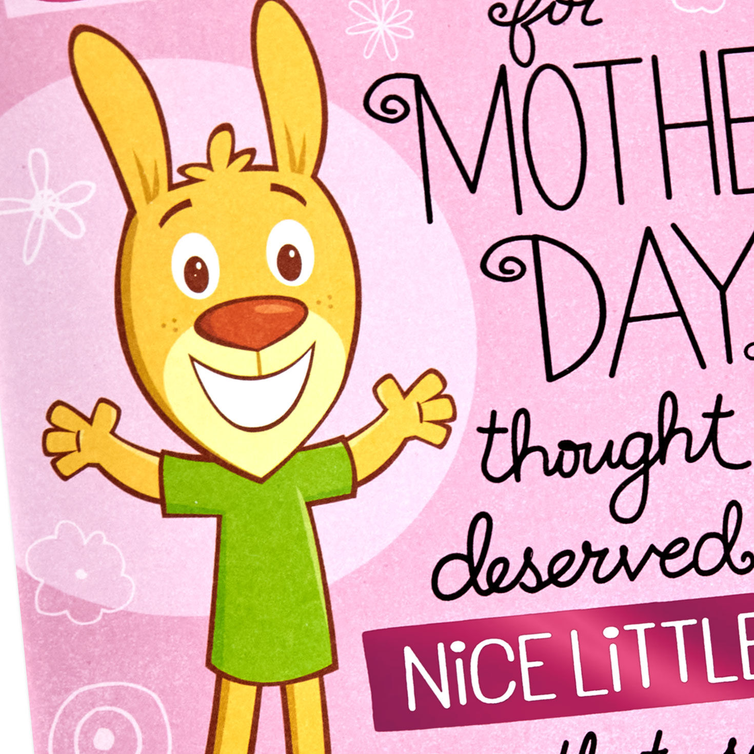 Bunny Cartoon Funny Mother's Day Card for Grandma Card Front Detail image number 6