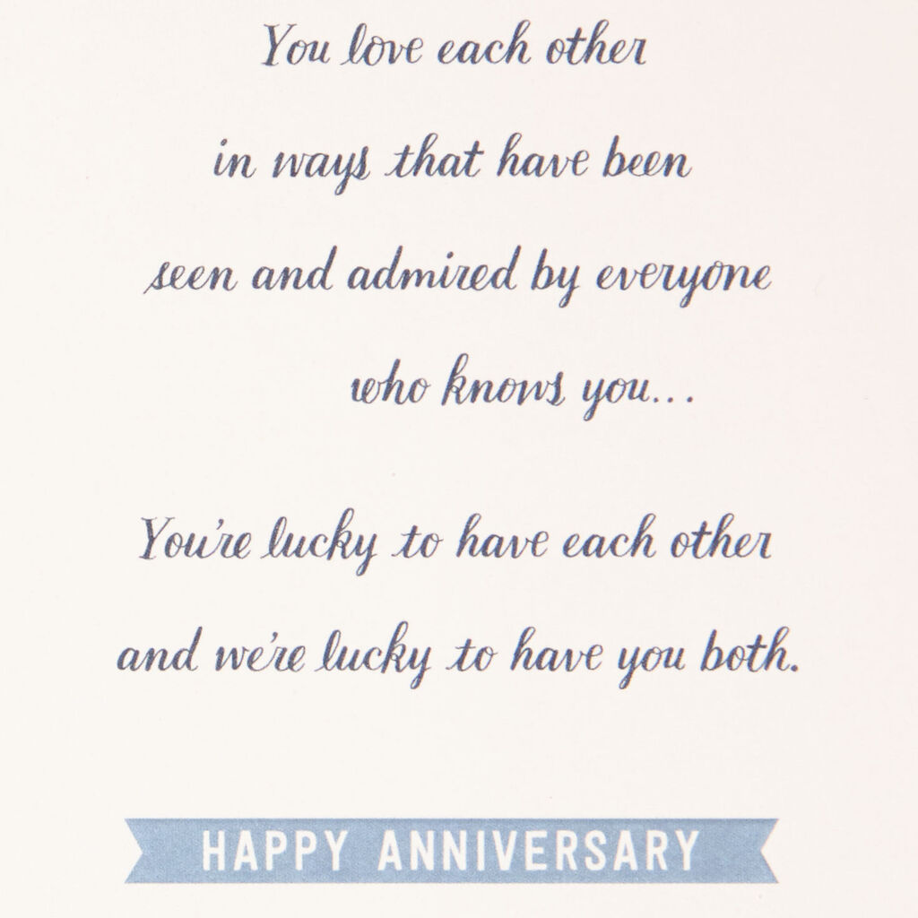 Lovebirds Anniversary Card For Parents Greeting Cards Hallmark