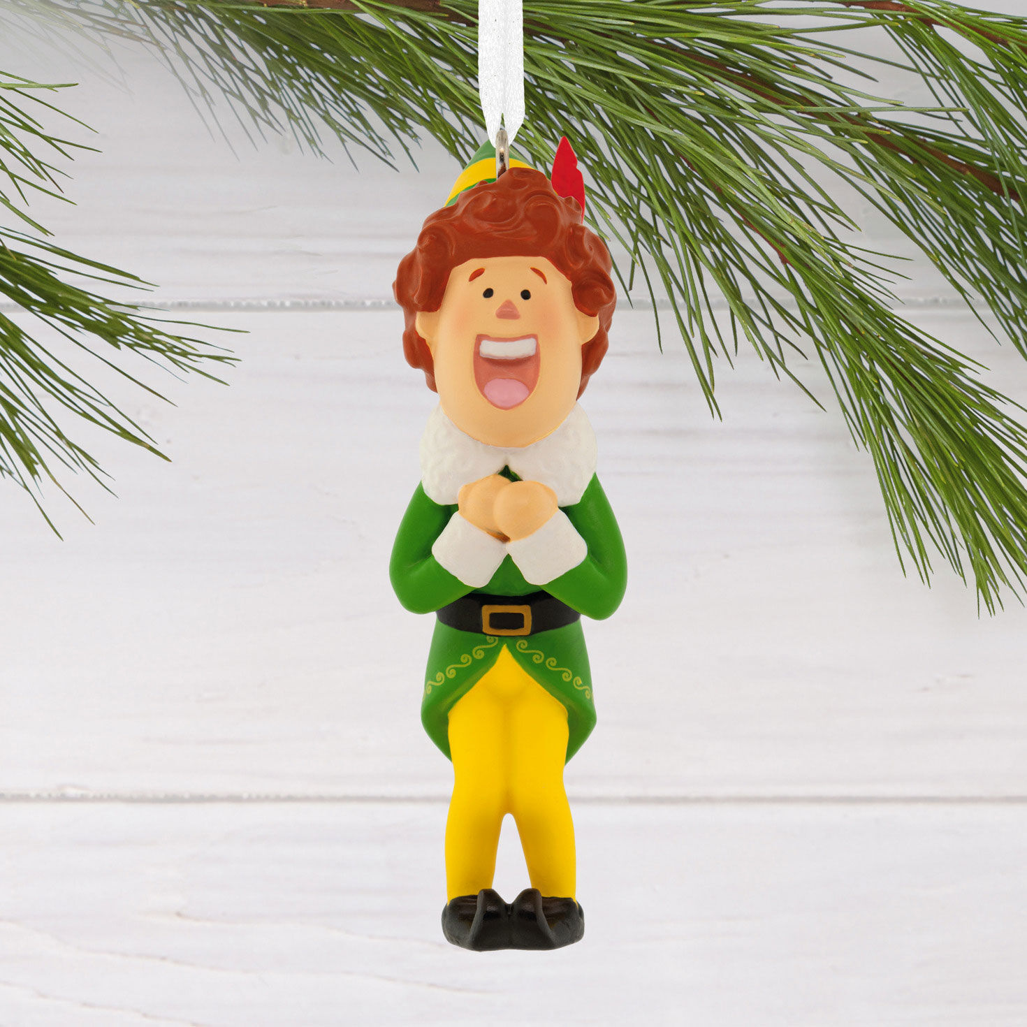 Buddy the Elf Christmas Ornament hanging on tree image number 2