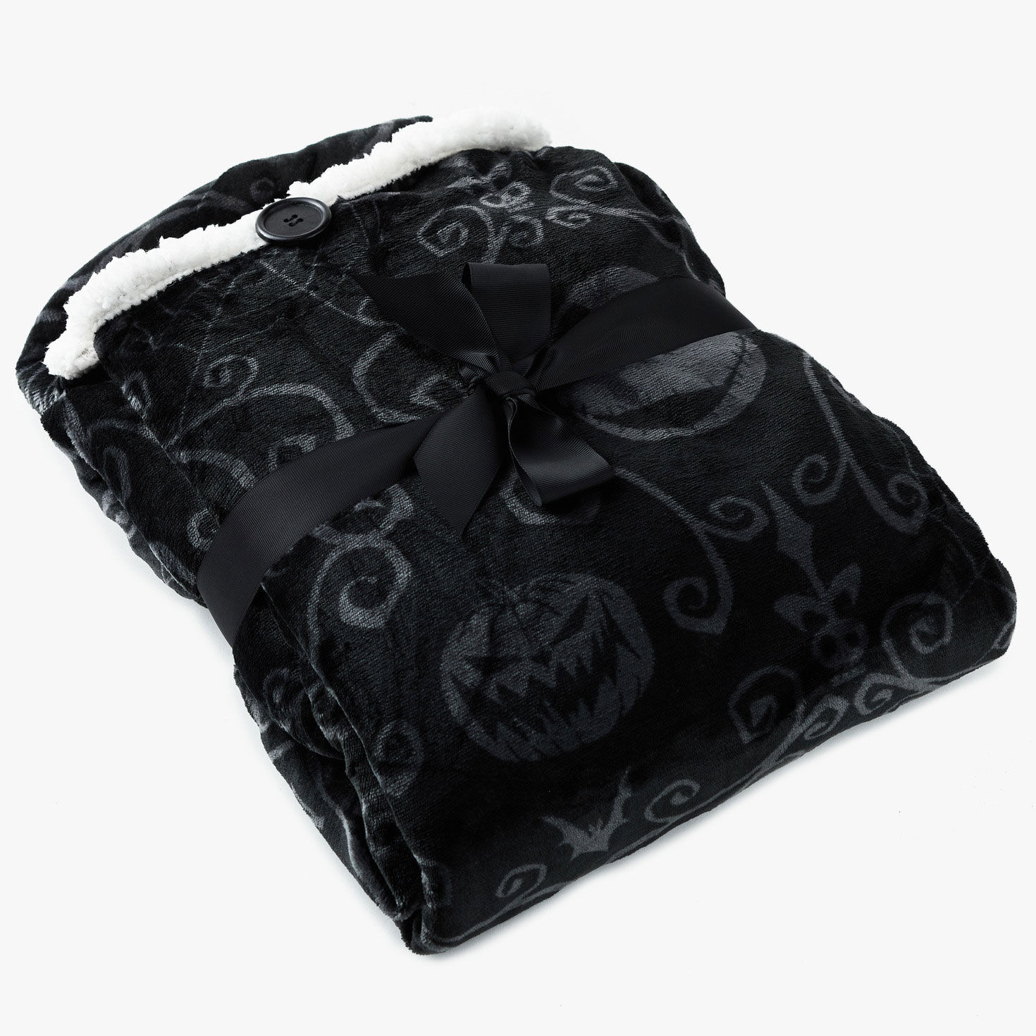 Disney Tim Burton s The Nightmare Before Christmas Jack Skellington Hooded Blanket Pillows Blankets Hallmark
