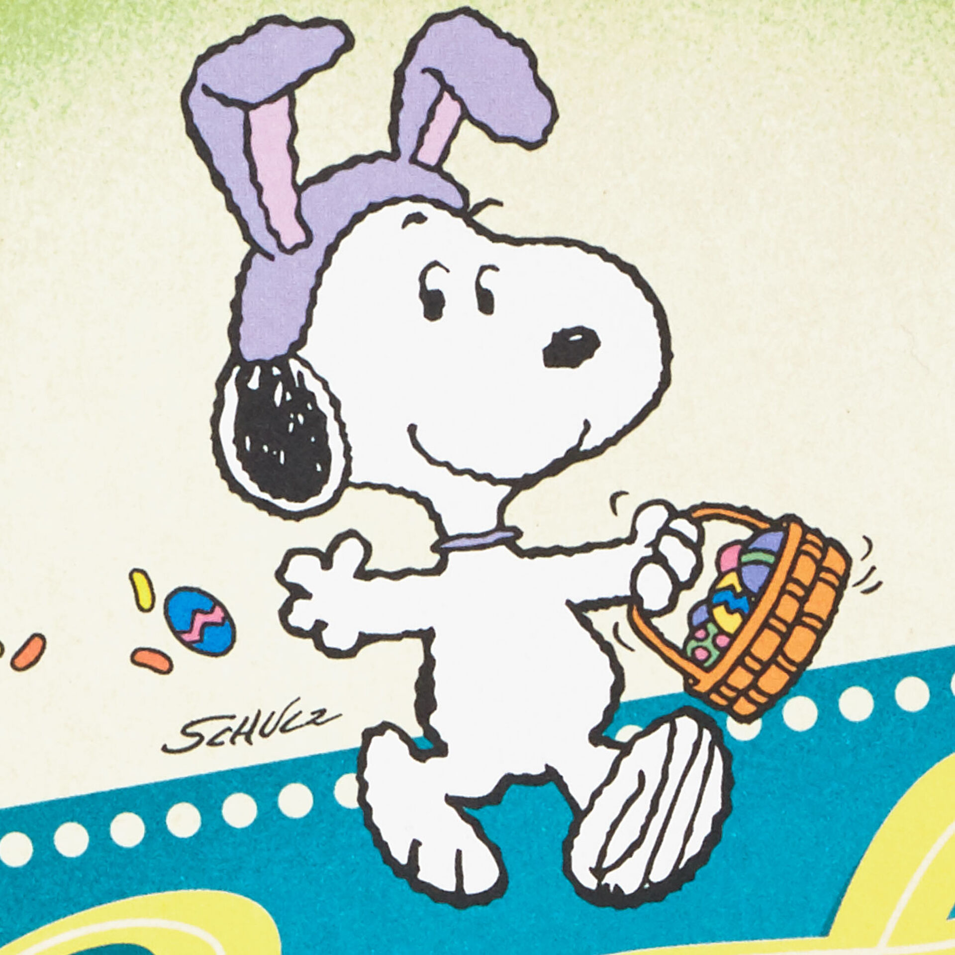 Peanuts® Snoopy with Bunny Ears Popup Easter Card Greeting Cards