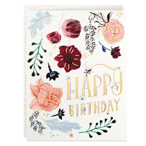 Happy Day and Happier Year Birthday Card, 