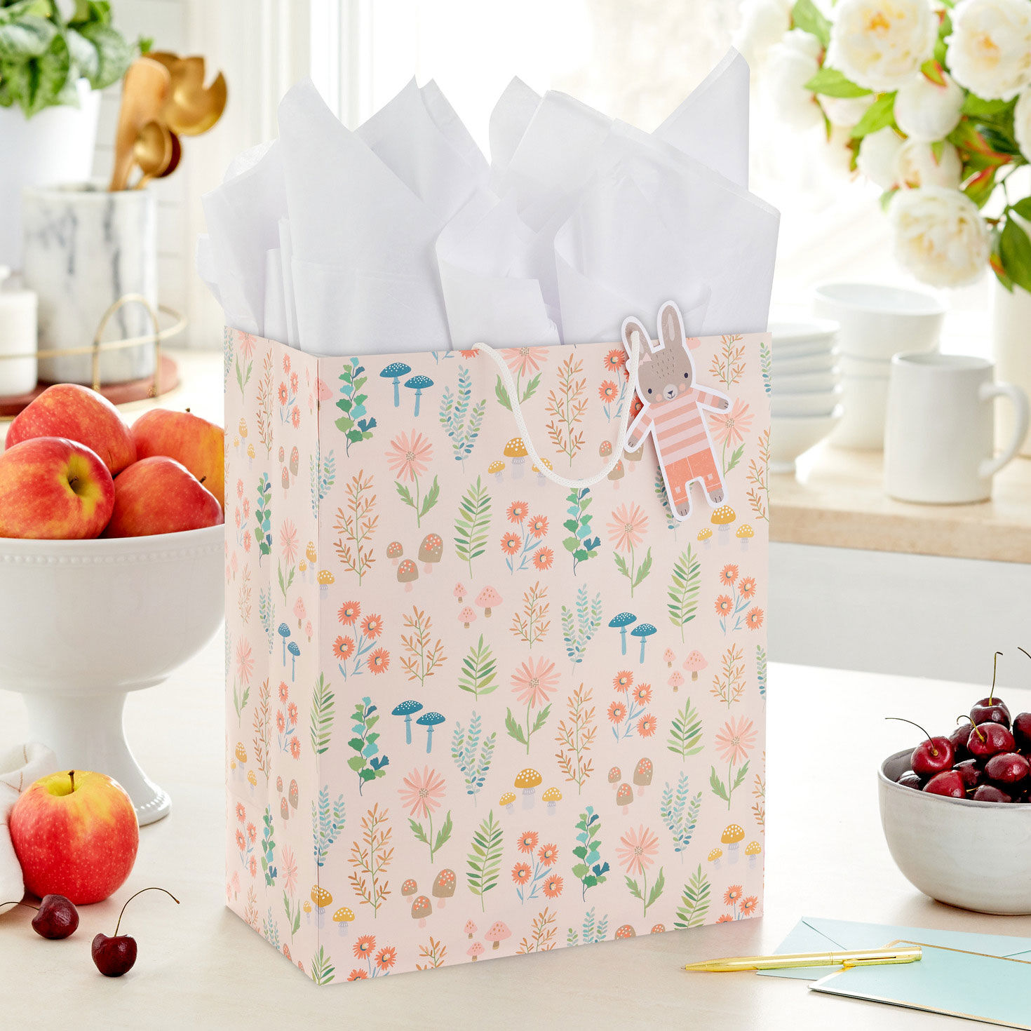 13" Woodland Flowers Large Gift Bag for only USD 4.99 | Hallmark