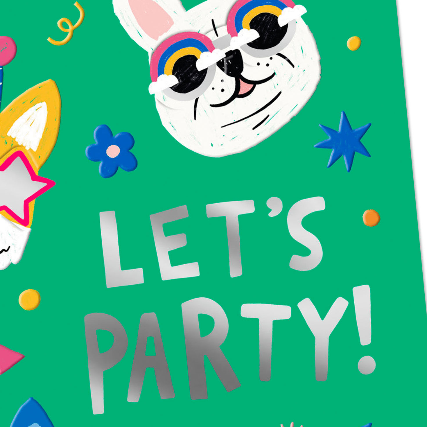 Party Animal Dogs Birthday Card for Kids, , large image number 4
