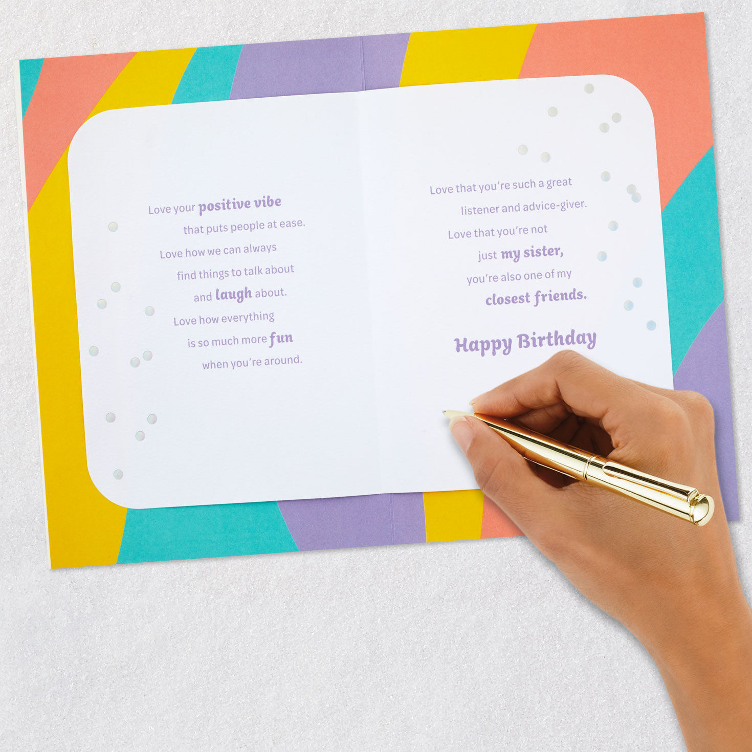 Love So Much About You Birthday Card for Sister, , large image number 7