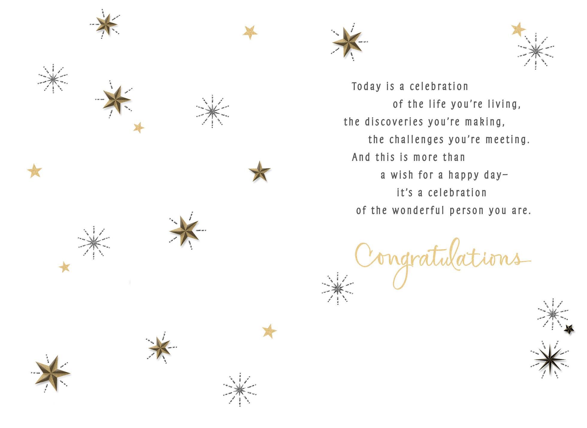 A Wish for a Happy Day Graduation Card