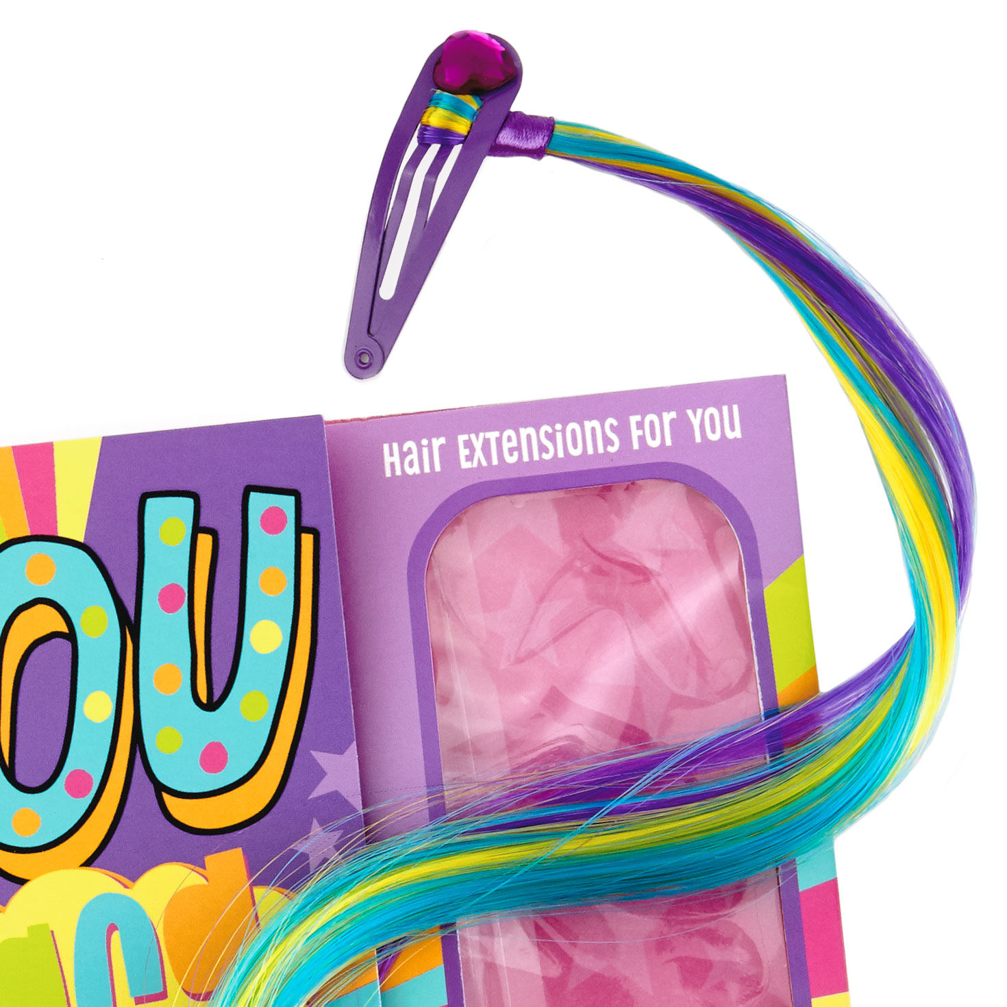 You Stand Out Birthday Card With Hair Clip and Extensions, , large image number 5