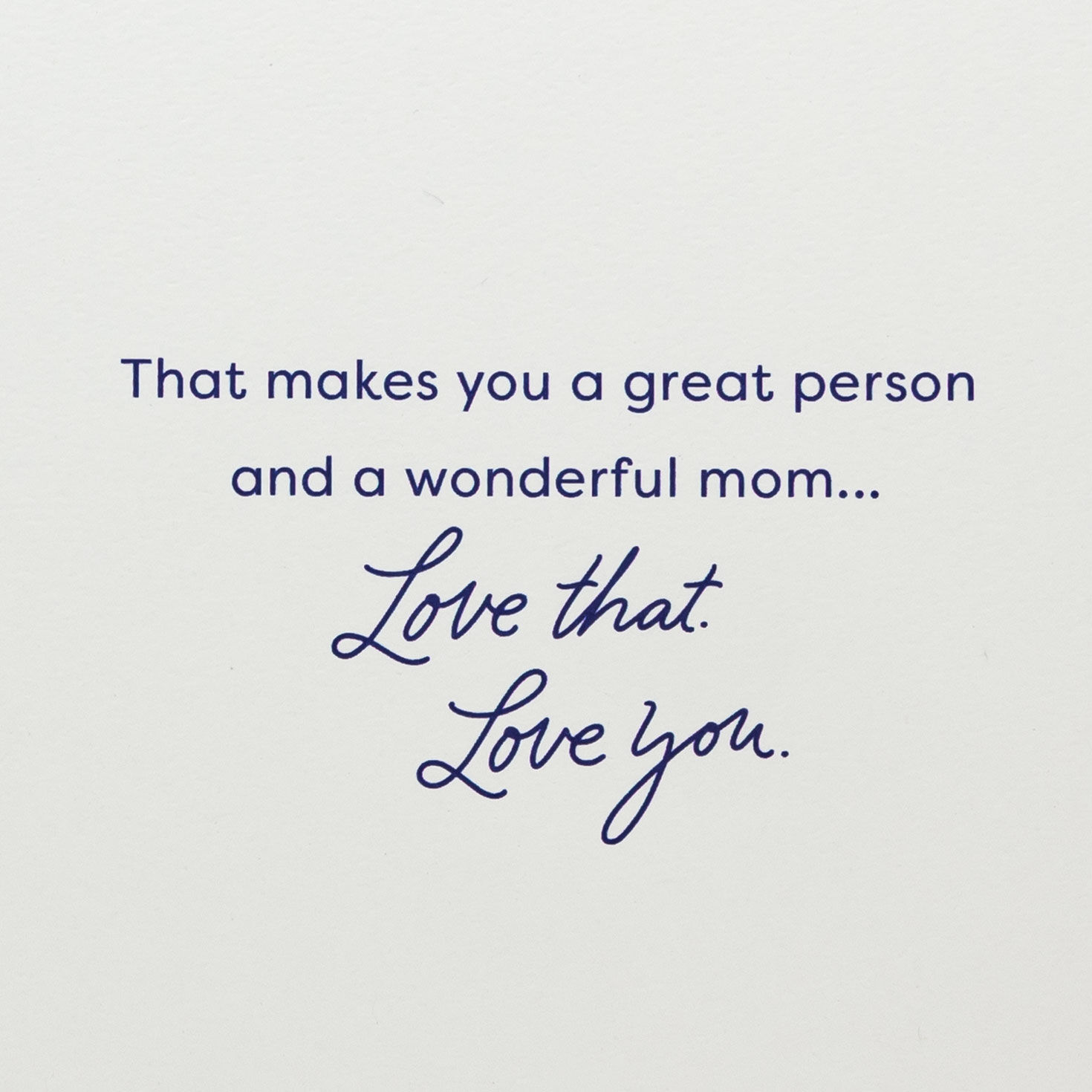 Bold Lettering and Hearts Birthday Card for Mom Sentiment image number 3