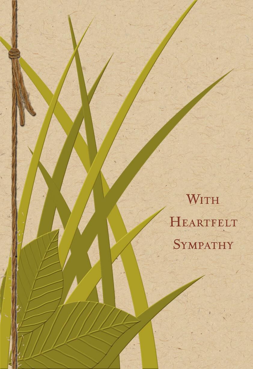 Peace and Comfort Sympathy Card